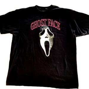 Ghost Face Men's Black Graphic Shirt - Extra Large